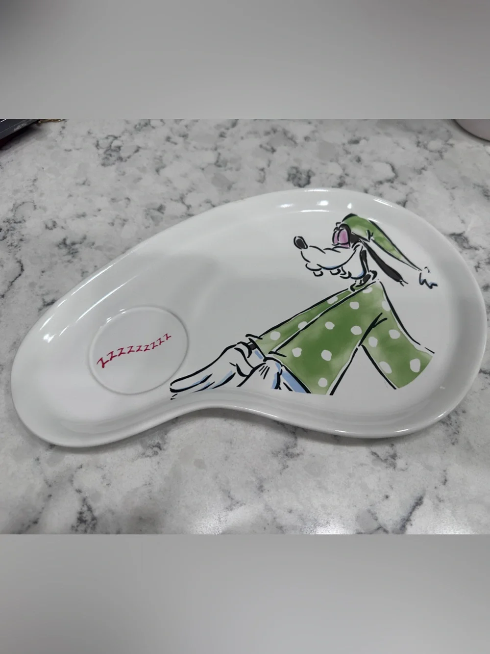Disney Character Ceramic Snack Plates -Mickey Minnie Donald & Goofy